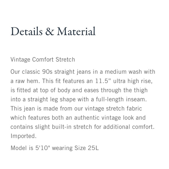 Abercrombie Ultra High Rise 90s Straight Jeans - Picture 16 of 16